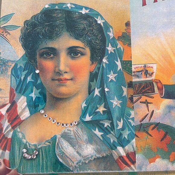 Vintage Cigar Box Purse Gently Loved- EVC - Picture 3 of 12